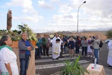 Procesión religiosa por el Valle de Jinámar-Telde (Foto F.J. Santana)